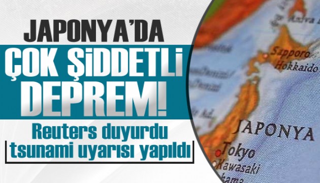 Japonya'da 7,3 büyüklüğünde deprem! Tsunami uyarısı yapıldı